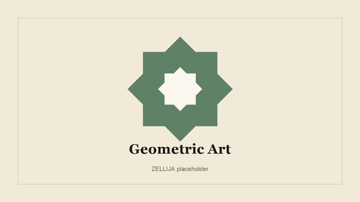 The Meaning in the Pattern: Moroccan Geometric Art